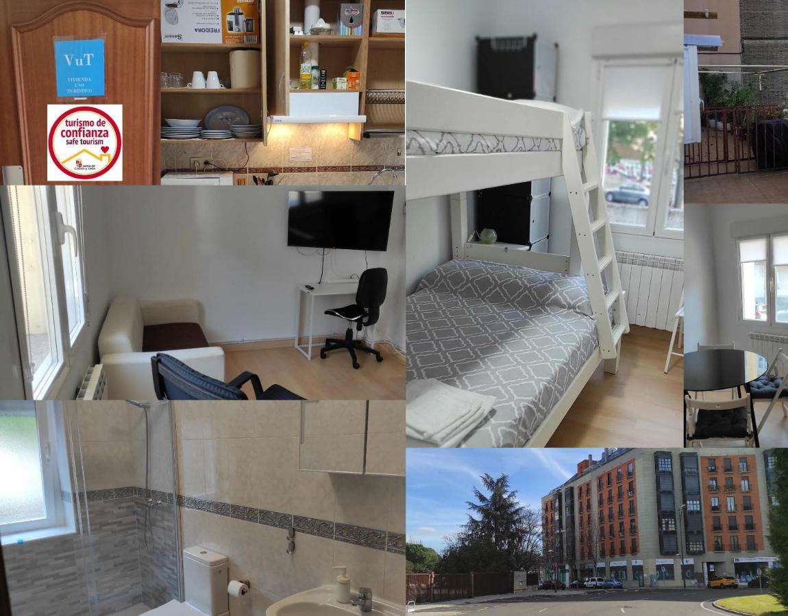 Precioso apartamento con patio Zamora Esterno foto